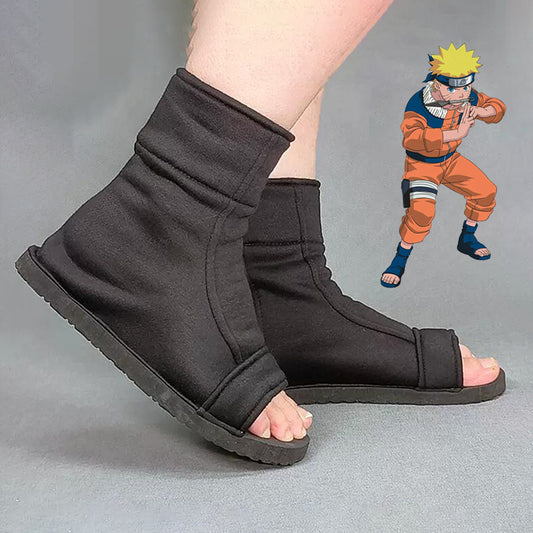 Anime Naruto Costume Shoes Kakashi Naruto Sasuke Sakura Cosplay Shoes Adults Kids Halloween