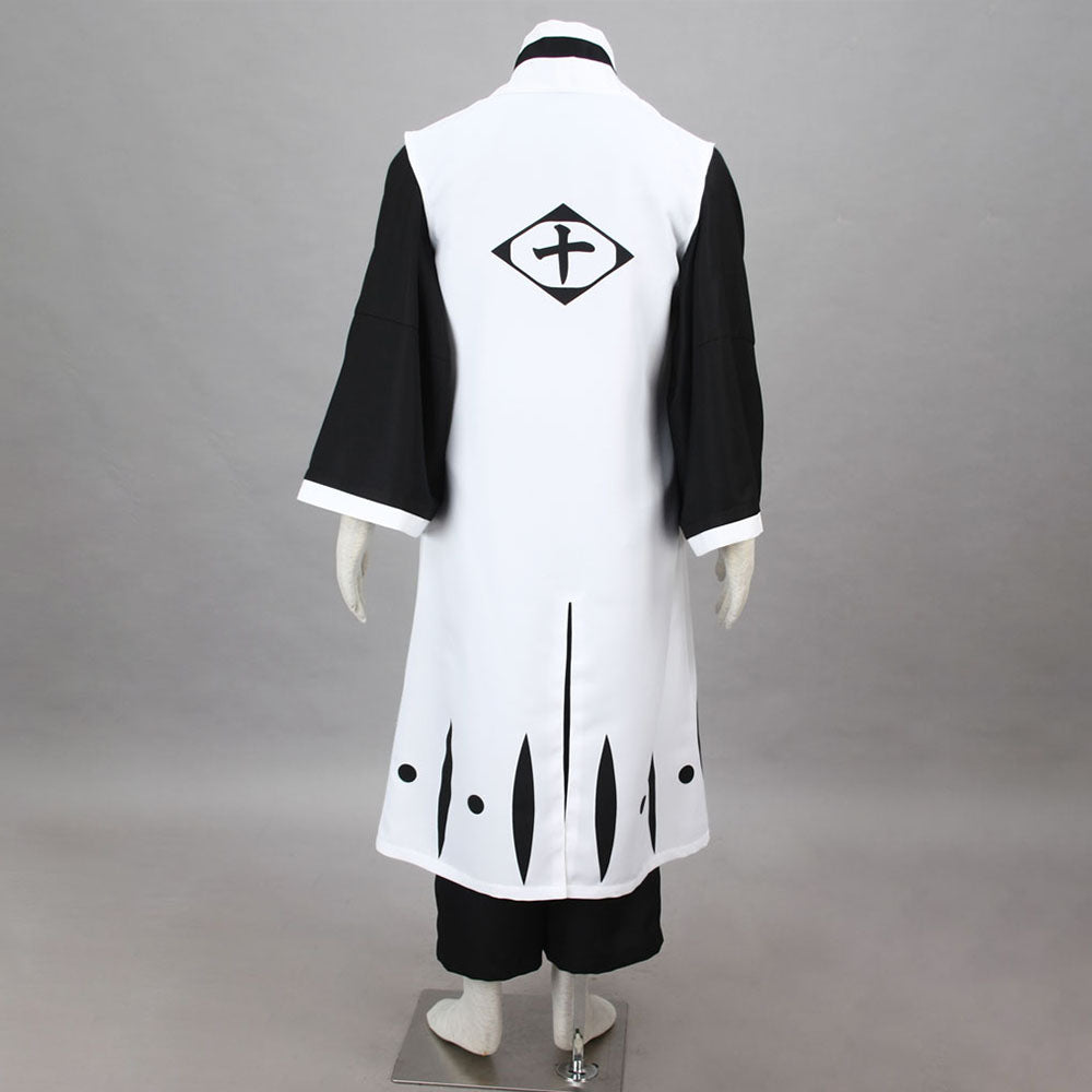 Anime Bleach Hitsugaya Toushirou Costume Cosplay Suits 10th Division Captain Costume Men and Kids Halloween