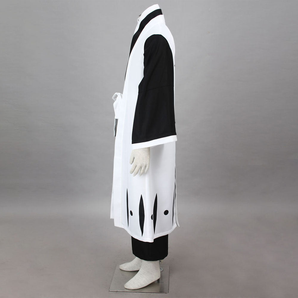 Anime Bleach Hitsugaya Toushirou Costume Cosplay Suits 10th Division Captain Costume Men and Kids Halloween