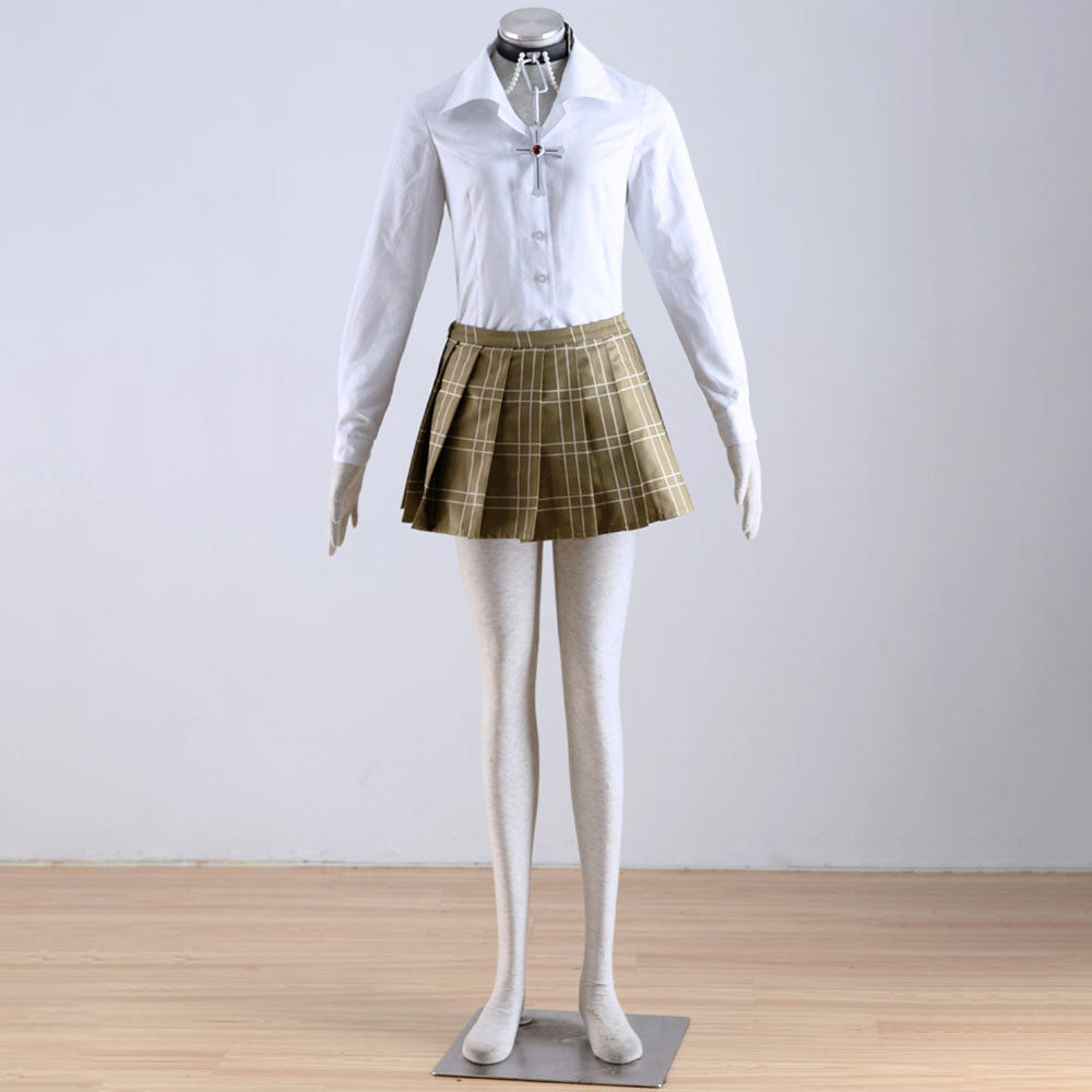 Anime Rosario+Vampire Moka Akashiya Cosplay Costumes Women and Kids Halloween