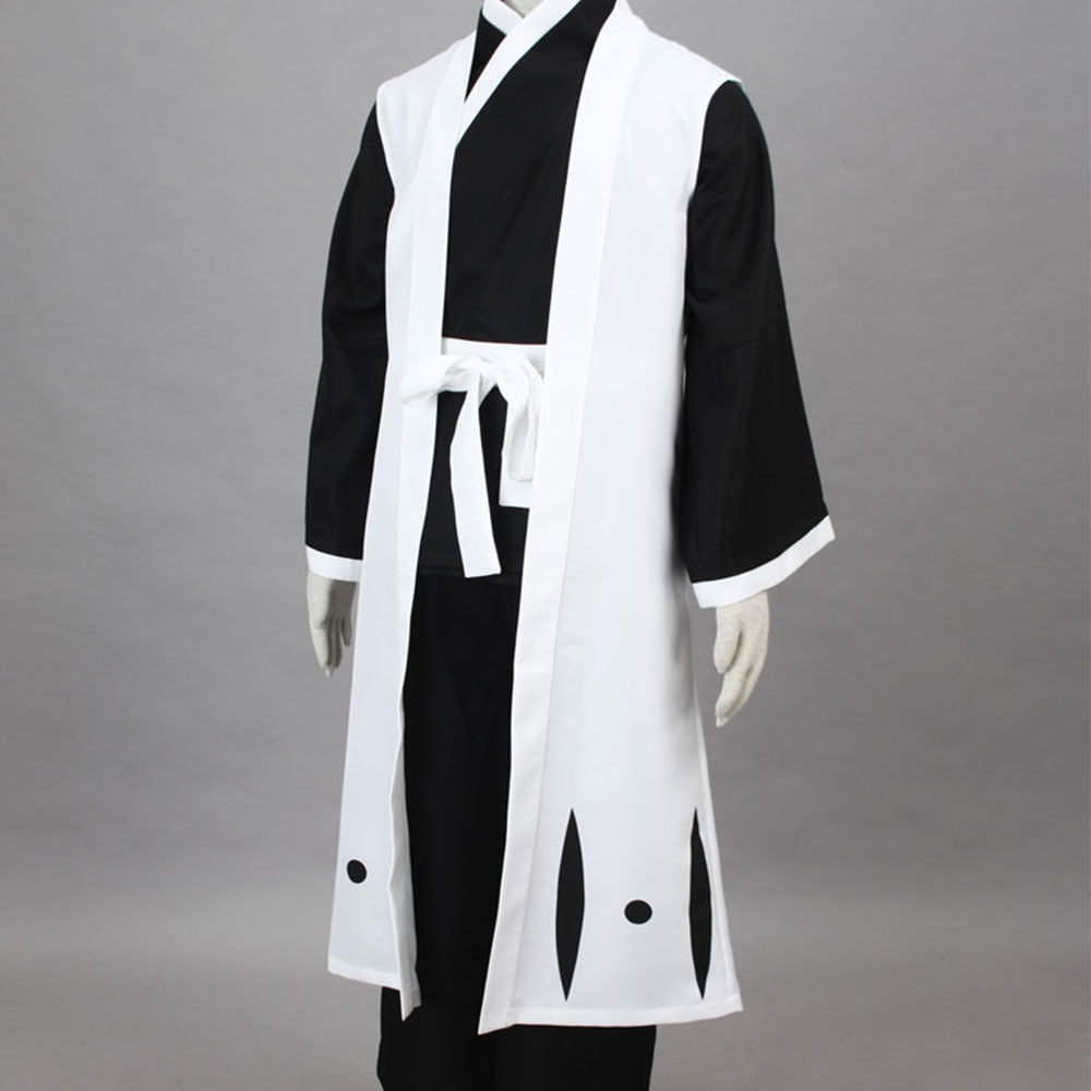 Anime Bleach Hitsugaya Toushirou Costume Cosplay Suits 10th Division Captain Costume Men and Kids Halloween