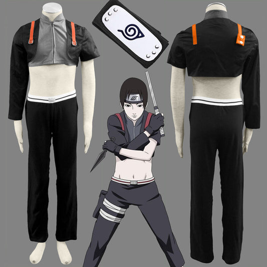 Anime Naruto Shippuden Cosplay Sai Yamanaka Costume Men Kids Halloween