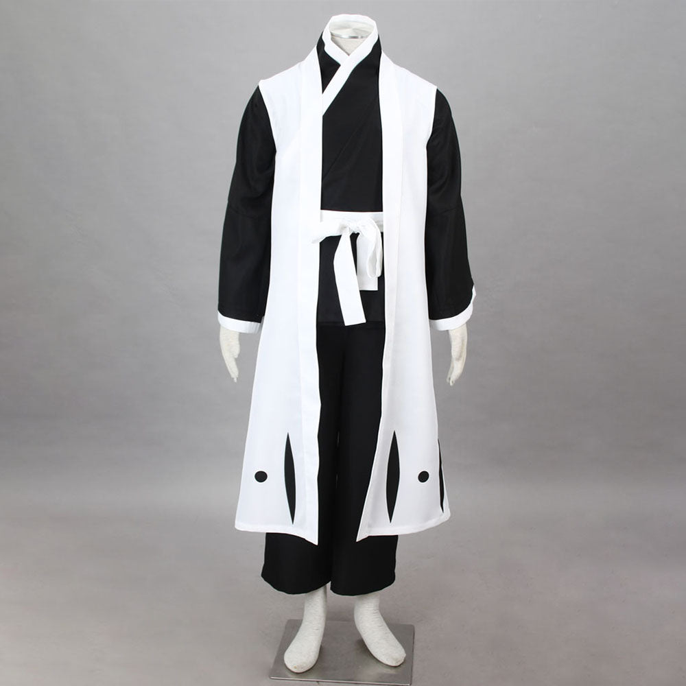 Anime Bleach Hitsugaya Toushirou Costume Cosplay Suits 10th Division Captain Costume Men and Kids Halloween