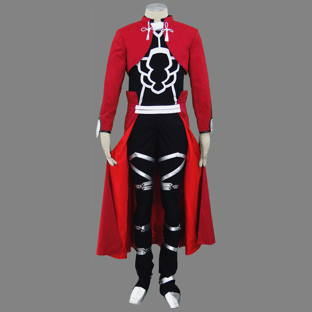 Fate/stay night The Archer Emiya Shirou Cosplay Costumes Outfits Men and Kids Halloween