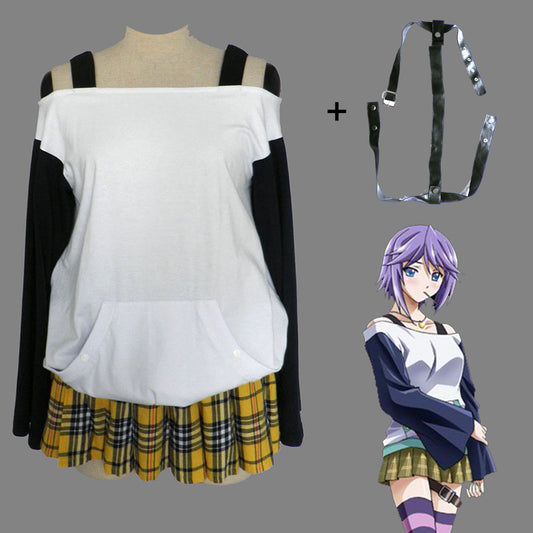 Anime Rosario+Vampire Mizore Shirayuki Cosplay Costumes Women and Kids Halloween