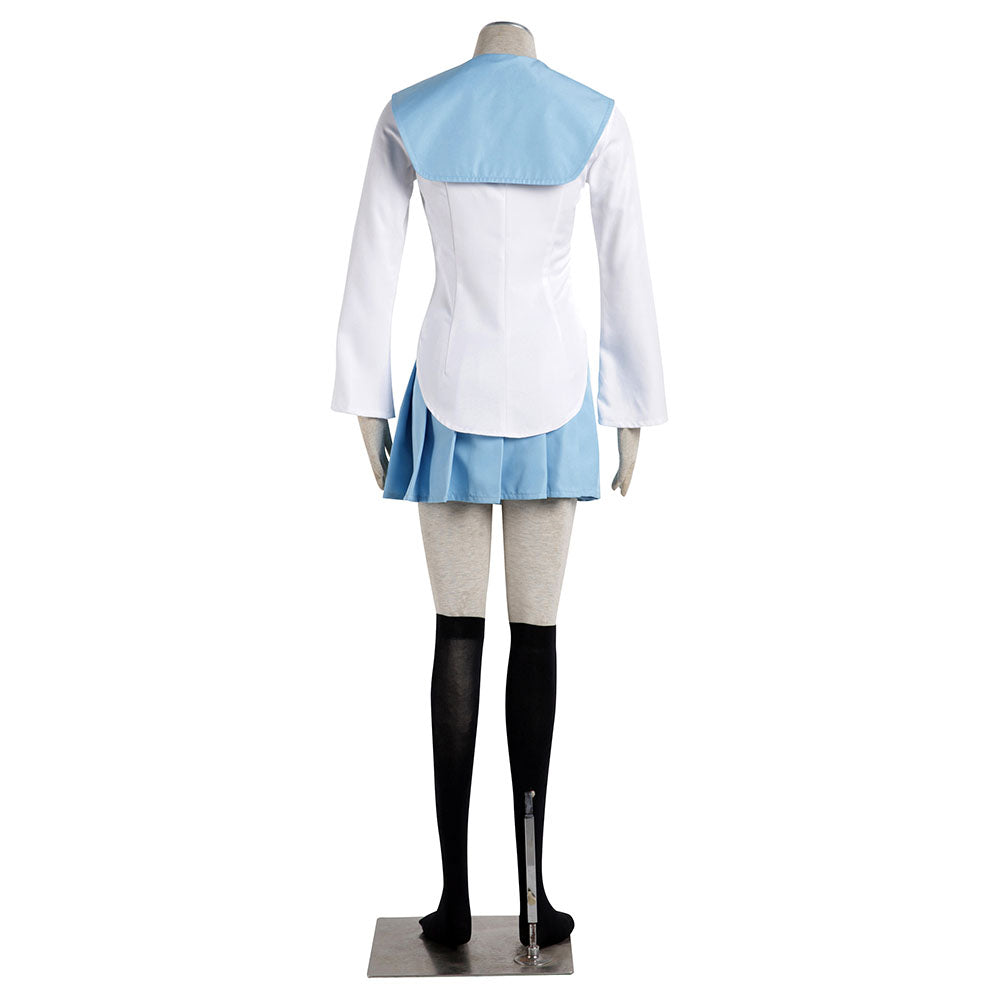 Nisekoi Kirisaki Chitoge Cosplay Costume School Uniform with Headdress Women and Kids Halloween