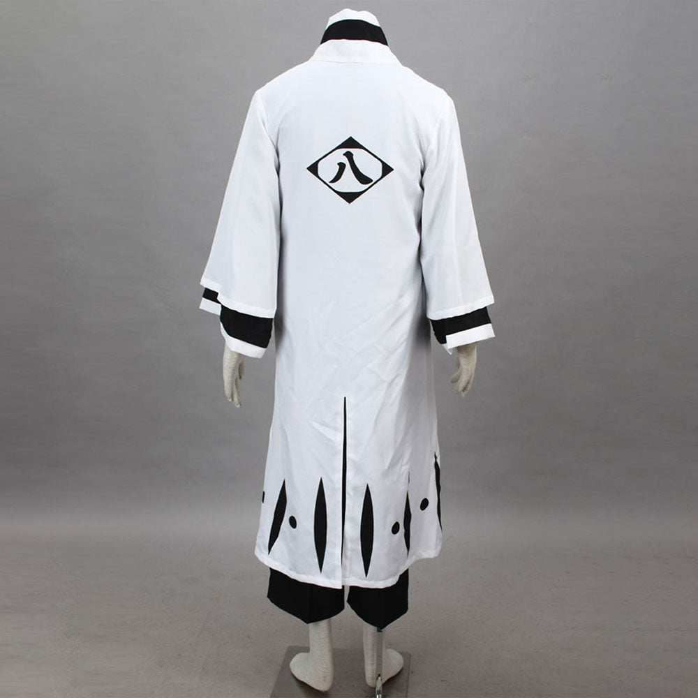 Anime Bleach Kyoraku Shunsui Costume Cosplay Suits 8th Division Captain Costume Men and Kids Halloween