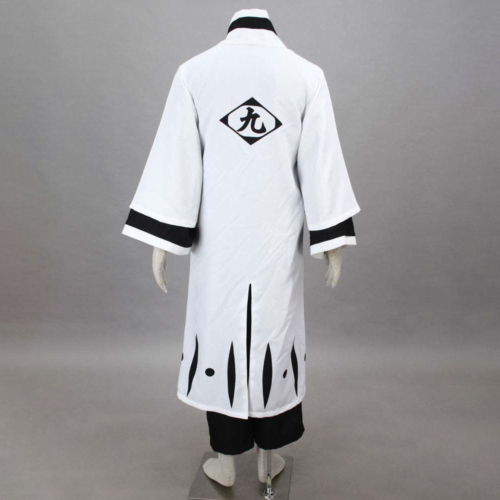 Anime Bleach Tosen Kaname Costume Cosplay Suits 9th Division Captain Costume Men and Kids Halloween