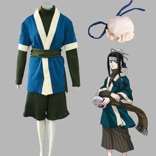 Anime Naruto Shippuden Cosplay Haku Costume Men Kids Halloween