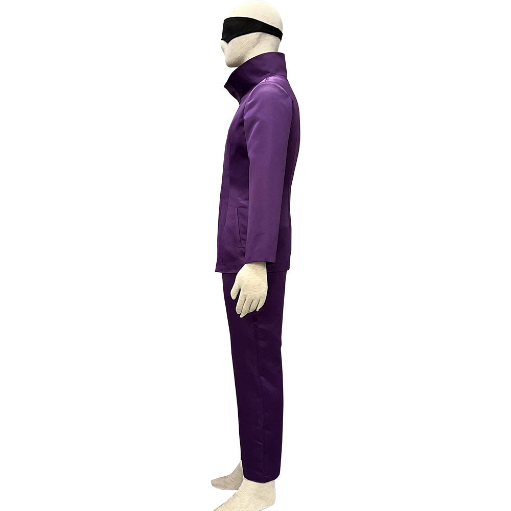 Anime Jujutsu Kaisen Teacher Gojo Satoru Cosplay Costume School Uniform Halloween Kids Men