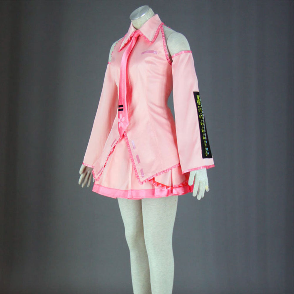 Vocaloid Costumes Spring Sakura Miku Cosplay Pink Outfit with Accessories Women and Kids