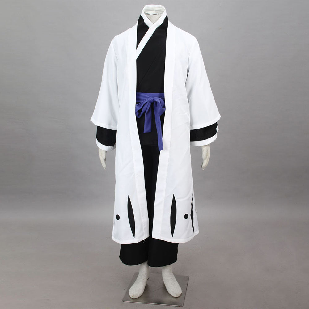 Anime Bleach Tosen Kaname Costume Cosplay Suits 9th Division Captain Costume Men and Kids Halloween