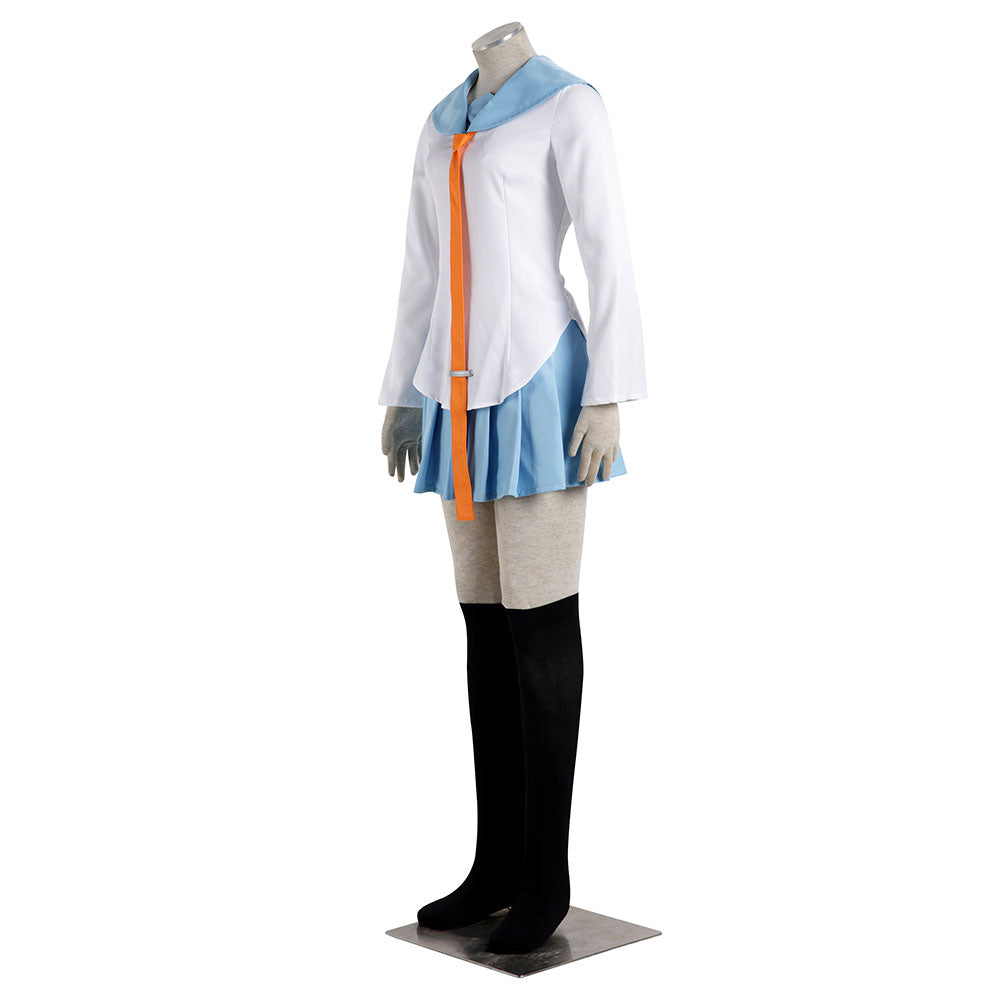 Nisekoi Kirisaki Chitoge Cosplay Costume School Uniform with Headdress Women and Kids Halloween