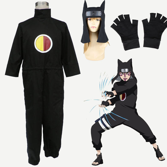 Anime Naruto Shippuden Cosplay Kankuro Taking Ninja Exam Costume Men Kids Halloween