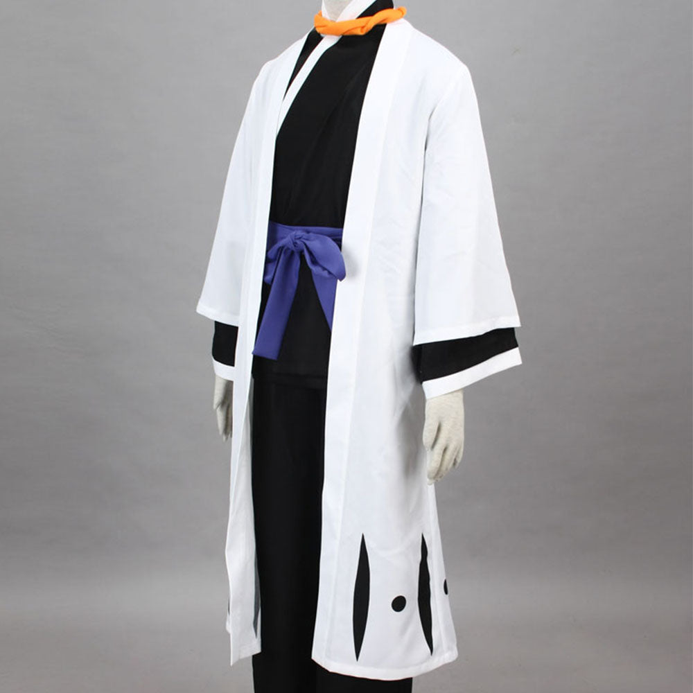 Anime Bleach Tosen Kaname Costume Cosplay Suits 9th Division Captain Costume Men and Kids Halloween