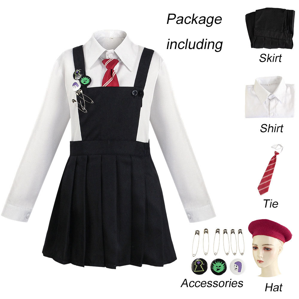 Matilda The Musical Costume Matilda Cosplay Full Outfit for Women and Kids Halloween