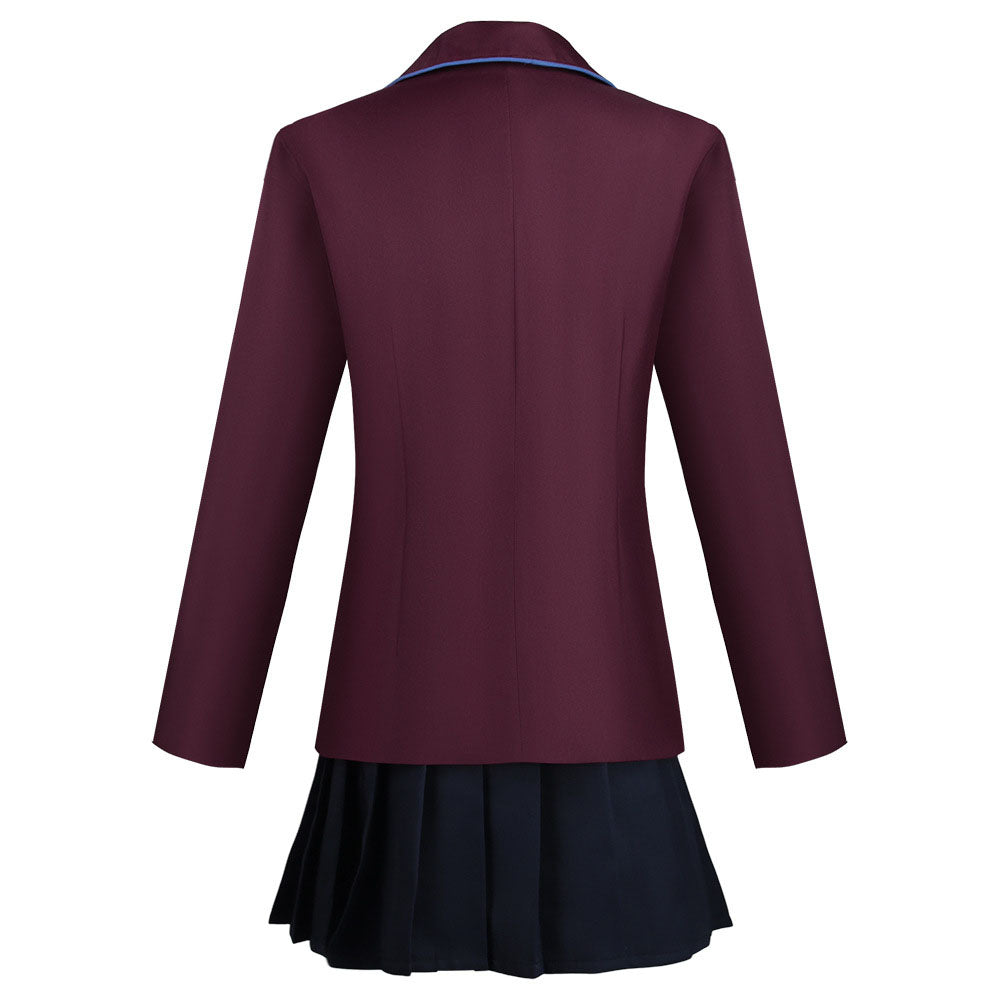 Matilda The Musical Costume Matilda Purple School Uniform Cosplay Women and Kids Halloween