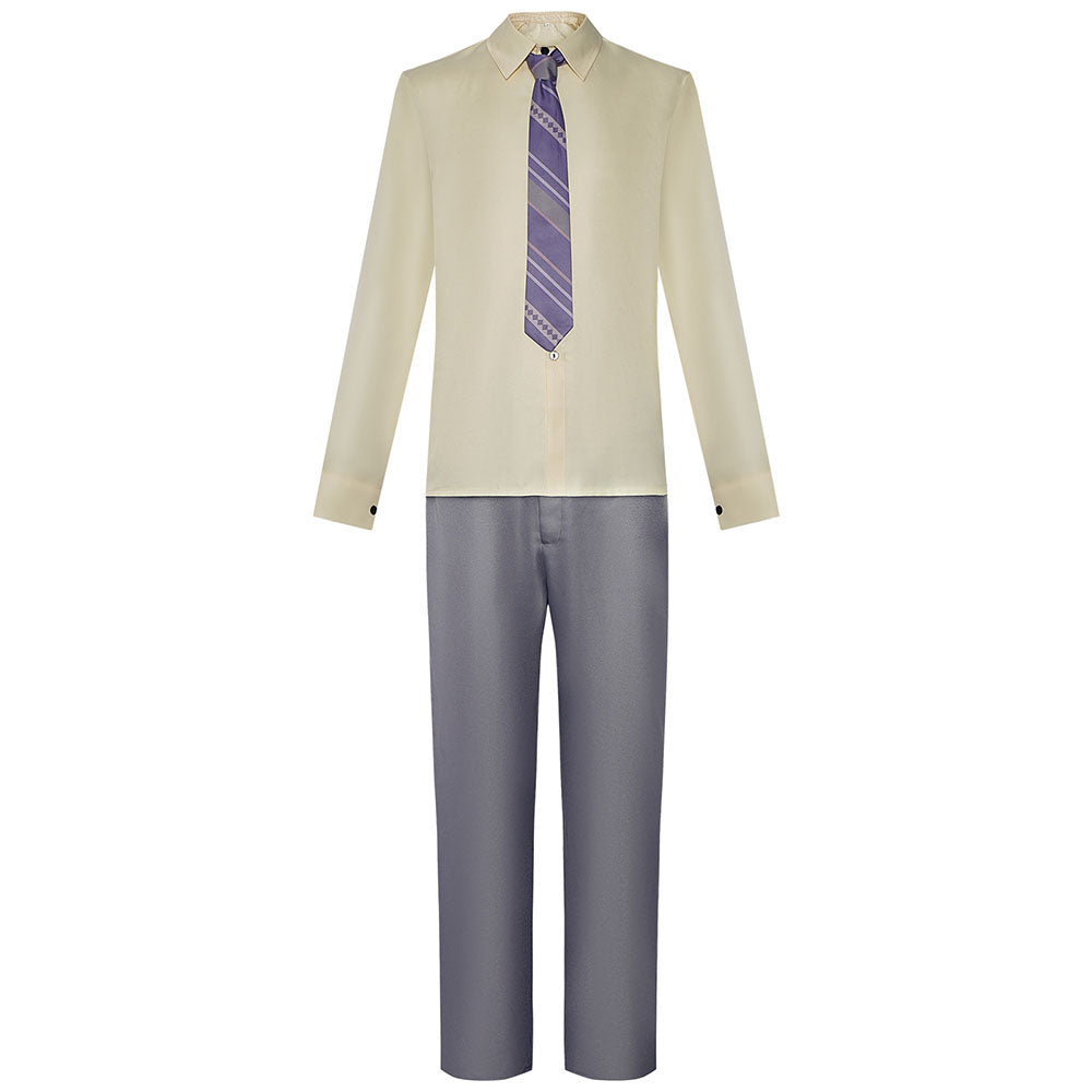 Joker 2 Joker Folie a Deux Costume Arthur Fleck Cosplay Brown Gray Suits full Outfit for Men