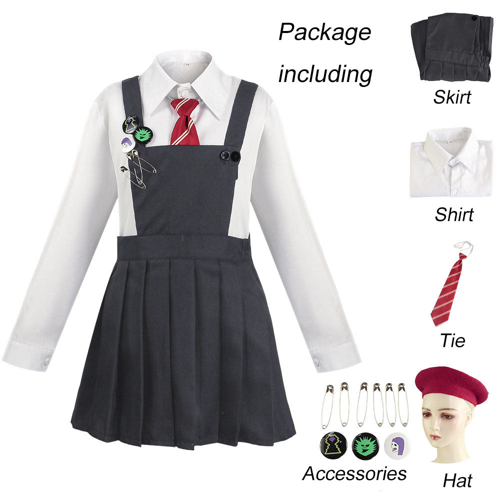 Matilda The Musical Costume Matilda Cosplay Full Outfit for Women and Kids Halloween