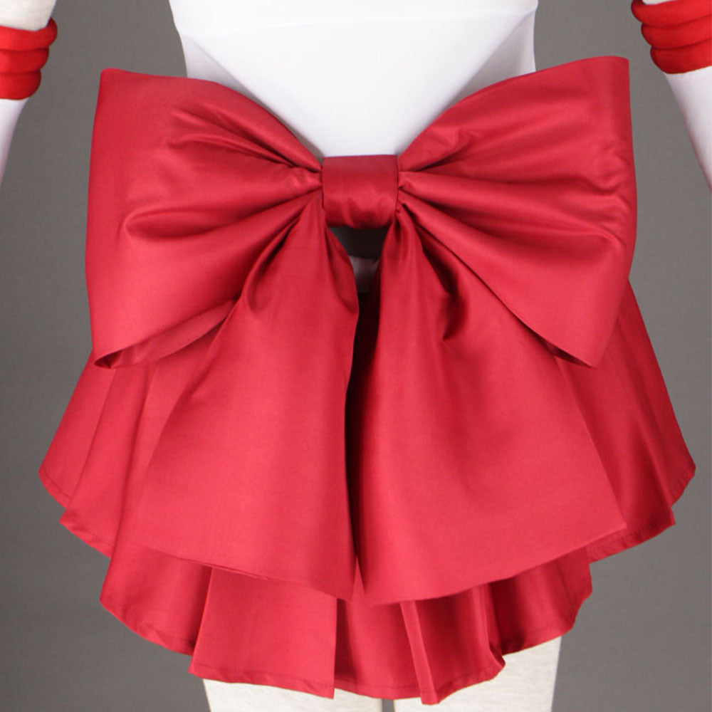 Anime Sailor Moon Costume Heino Rei Sailor Mars Fighting Cosplay Outfit and Accessories Women and Kids Halloween