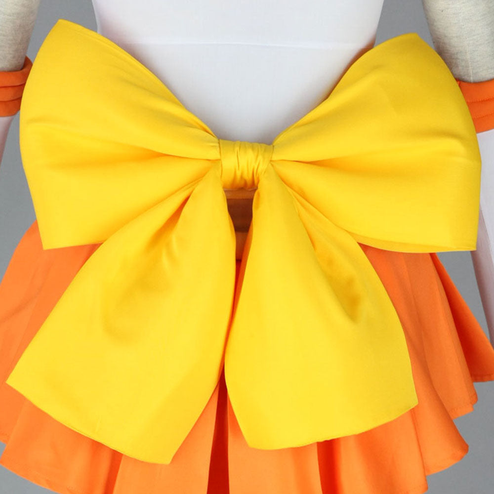 Anime Sailor Moon Costume Aino Minago Sailor Venus Fighting Cosplay Outfit and Accessories Women and Kids Halloween