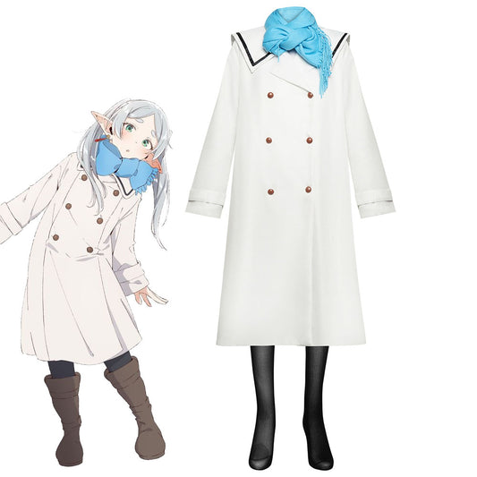 Anime Frieren: Beyond Journey's End Costume Frieren Winter Cosplay Coat Outfits for Women