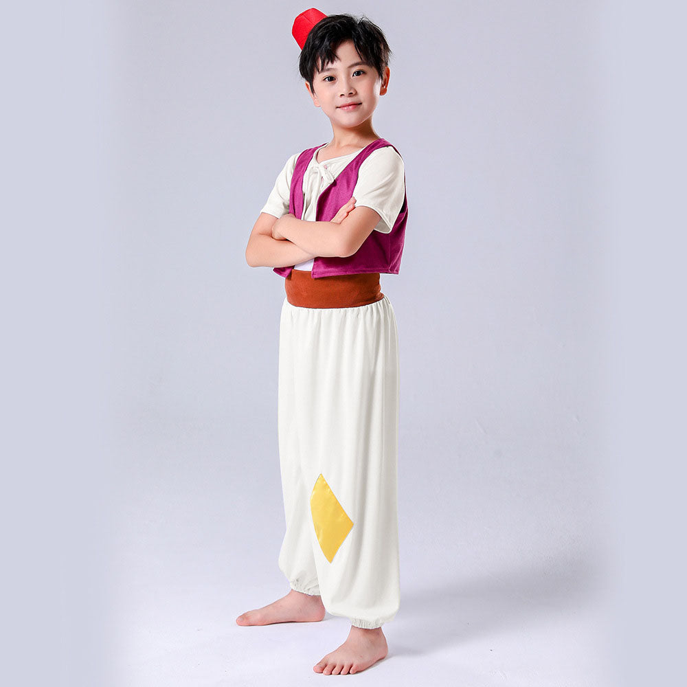 Aladdin Costume Aladdin and the Magic Lamp Prince Ali Cosplay Outfits for Kids