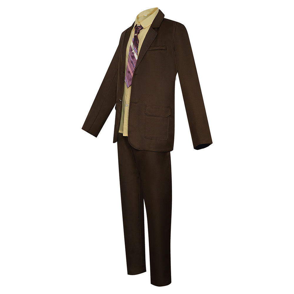 Joker 2 Joker Folie a Deux Costume Arthur Fleck Cosplay Brown Gray Suits full Outfit for Men