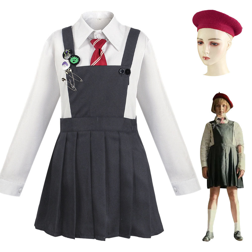 Matilda The Musical Costume Matilda Cosplay Full Outfit for Women and Kids Halloween