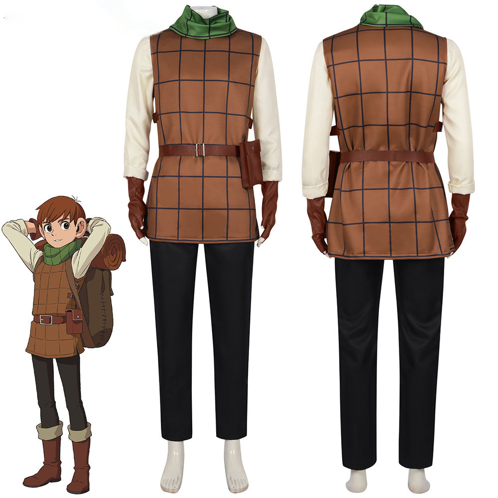 Anime Delicious in Dungeon Costumes Chilchuck Tims Cosplay Full Outfits Men Halloween