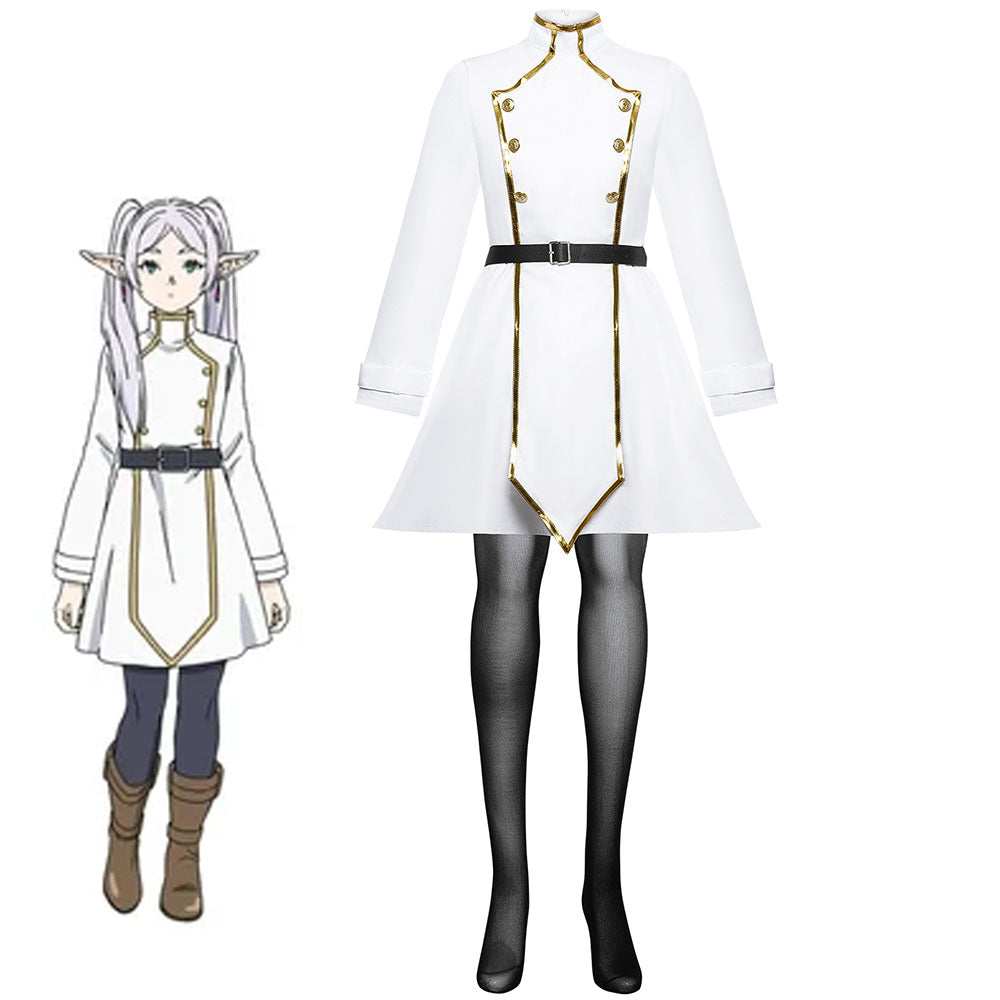 Anime Frieren: Beyond Journey's End Costume Frieren Winter Cosplay Dress Outfits for Women