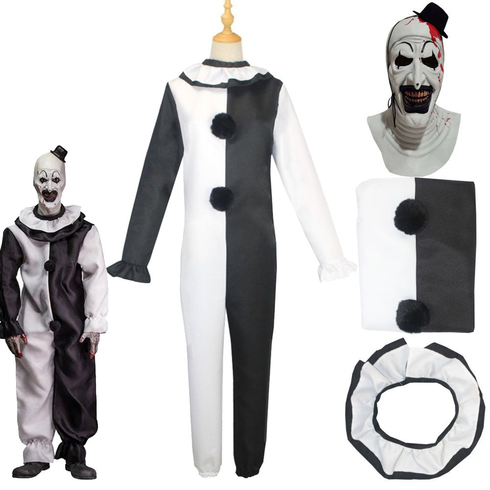 Terrifier Costume the Joker Cosplay full Outfit for Adults Halloween ...