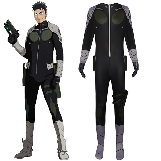 Kaiju No. 8 Costumes Kafka Hibino Defense Force Cosplay Jumpsuit with Accessories for Men