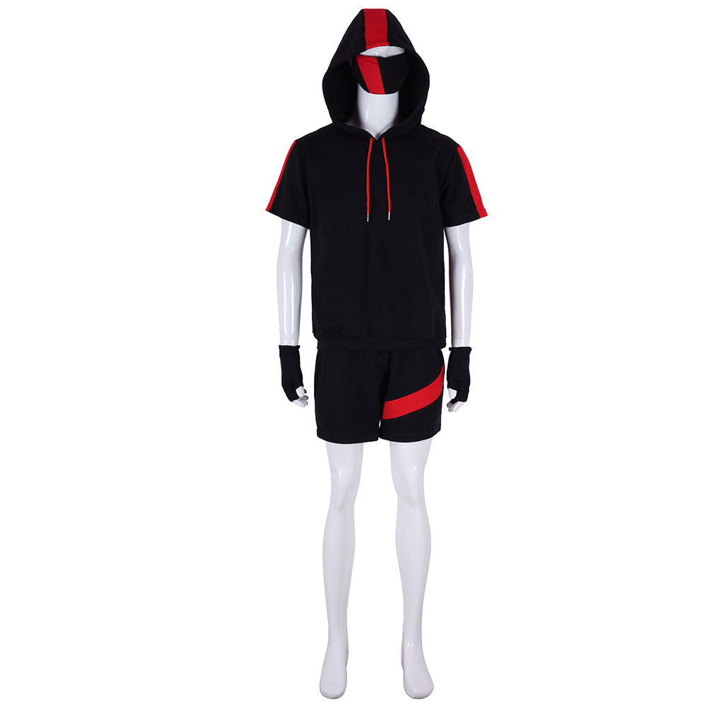 Game Fortnite Ikonik Cosplay Costume full Outfit Men Halloween