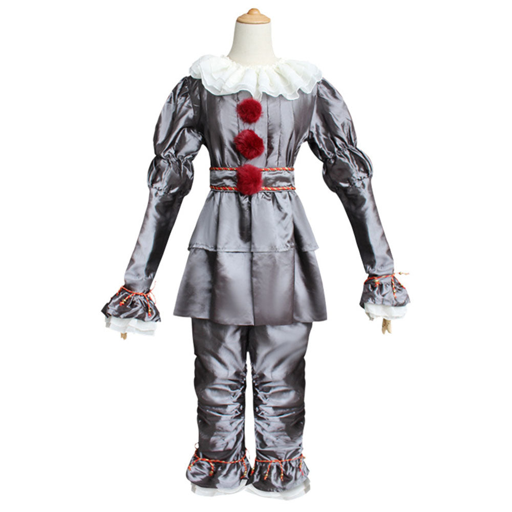 Movie It Stephen King Costume the Joker Cosplay full Outfit for Adults and Kids Halloween